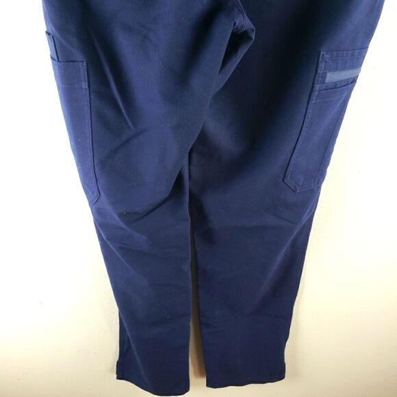 Women's Figs Navy Blue Medical Tech Drawstrinf Cargo Pants Size XS - Picture 7 of 10